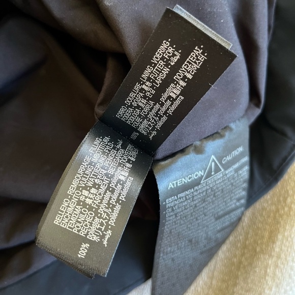 Zara Jacket Women’s Small Black Puffer Coat - Picture 6 of 10